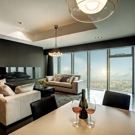 30Th+ Floor Apartments In Sky Tower Wrocław Zewnętrze zdjęcie