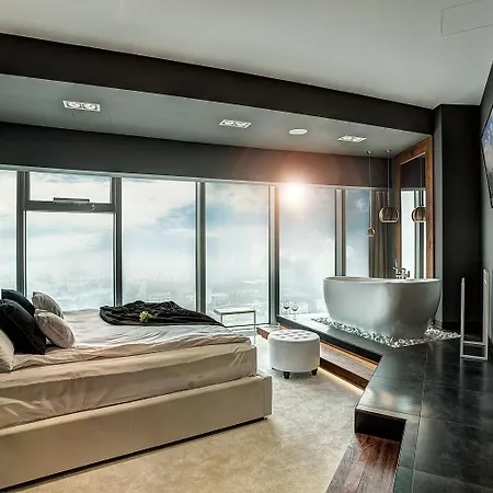 30Th+ Floor Apartments In Sky Tower Wrocław Zewnętrze zdjęcie