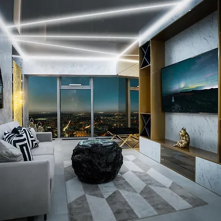 30Th+ Floor Apartments In Sky Tower Wrocław Zewnętrze zdjęcie
