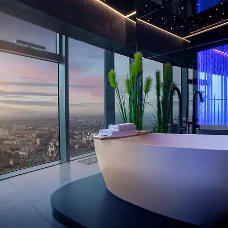 30Th+ Floor Apartments In Sky Tower Wrocław Zewnętrze zdjęcie