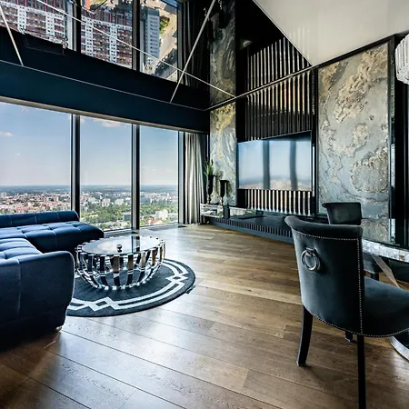 30Th+ Floor Apartments In Sky Tower Wrocław Zewnętrze zdjęcie