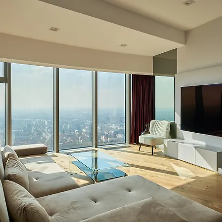 30Th+ Floor Apartments In Sky Tower Wrocław Zewnętrze zdjęcie